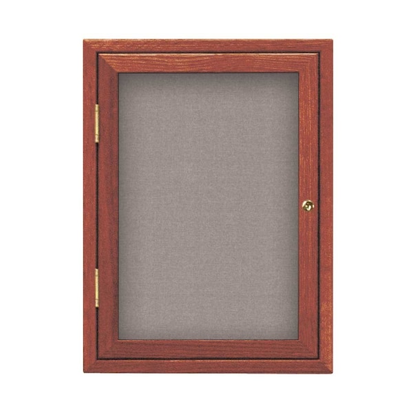 Sliding Glass Door Radius Letterboard, 72"x48", Black/Green